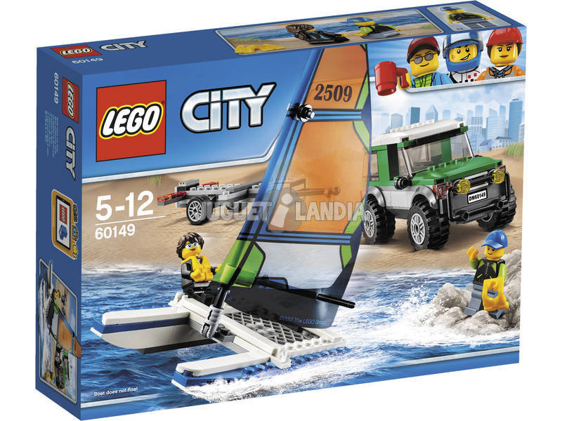 Lego City 4X4 mit Katamaran