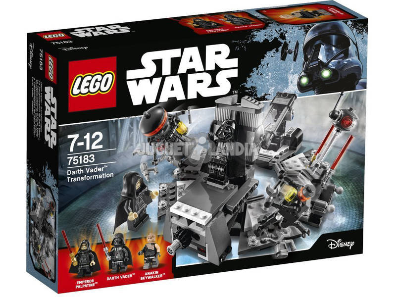 Transformação de Lego Star Wars Darth Vader 75183