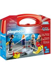 Playmobil Maletín Grande Bomberos