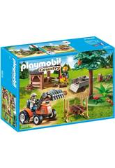 Playmobil Bûcheron Avec Tracteur