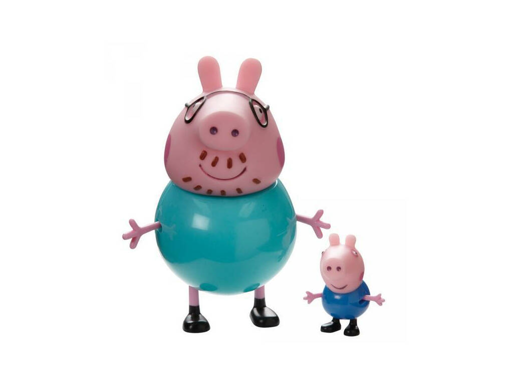 Peppa Pig Figuras Coleccionables Familia Pig Bandai 4768