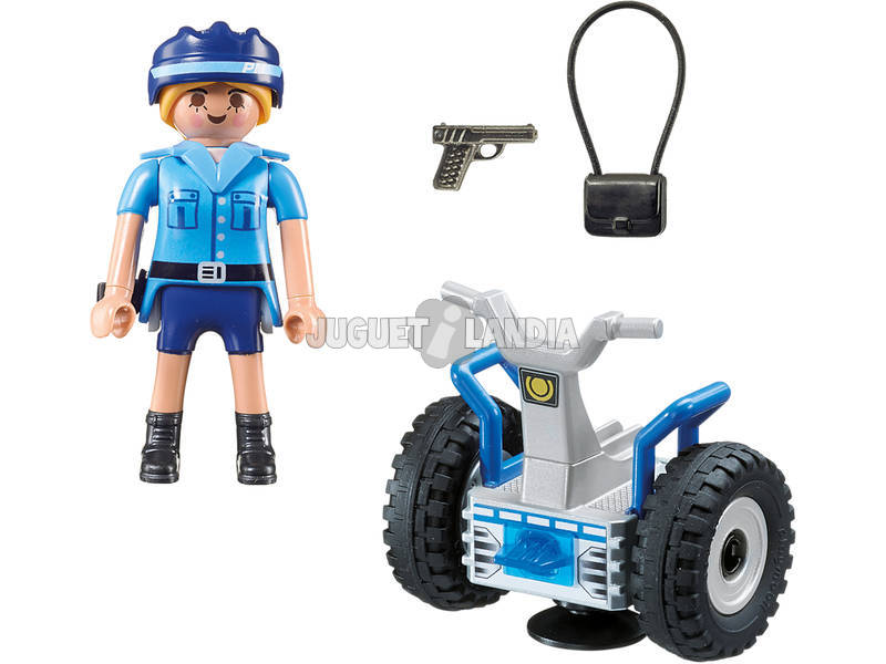 Playmobil Polizziotta con Balance Scooter 6877