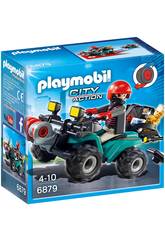 Playmobil Quad avec Treuil et Bandit 6879