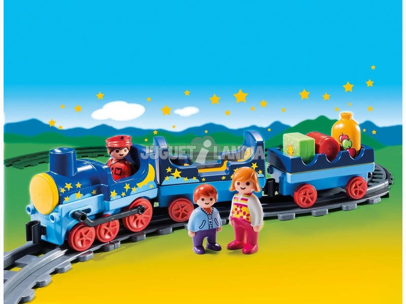 Playmobil 1,2,3 Zug mit Routen 6880