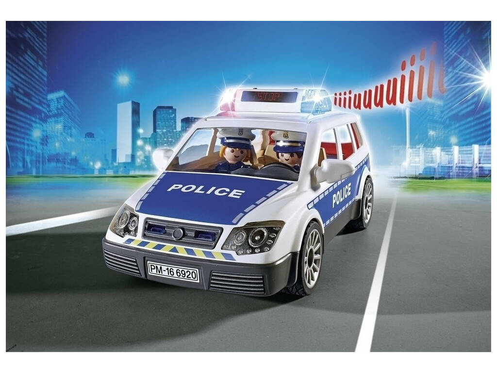Playmobil Carro de Polícia com Luzes e Som 6920