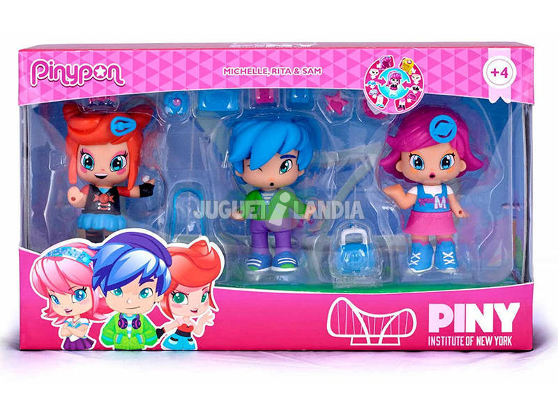 Pin y Pon Piny Pack 3 Figuras