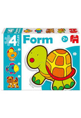 Puzzle Infantil Educativo Form Tortuga Baby
