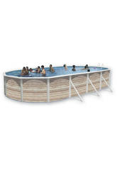 Piscine Pinus 640x366x120 cm Toi 8381