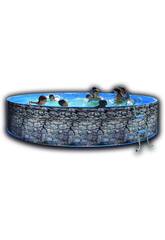 Piscina Piedra Grís 400x90 Cm. Toi 8139 