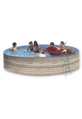 Piscine TOI Pinus 400x90 cm