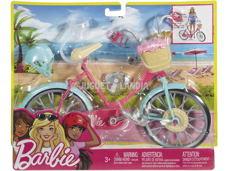 Barbie Vélo avec Panier de Fleurs Mattel DVX55