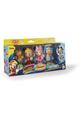 Mickey y Sus Pilotos 4 Figuras de Ba�o IMC Toys 182776