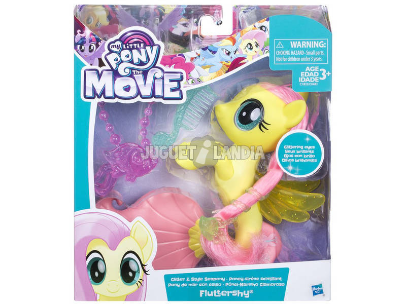 My Little Pony il Film Cavalluccio Marino Glitter e Stile Hasbro C0683EU4