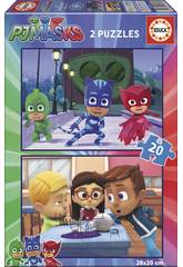 Puzzle PJ Masks 2X20 Educa 17274