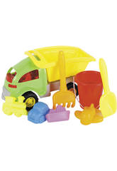 Camion Plage 33 cm. Avec Accessoires