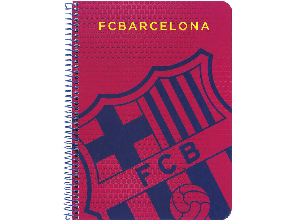 Caderno Capas Duras 80 h. F.C. Barcelona Oficial