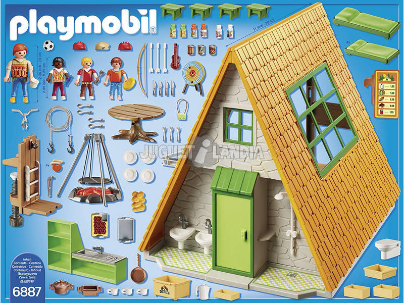 Playmobil Summer Fun Casa vacanze con area giochi e tavoli da pic-nic