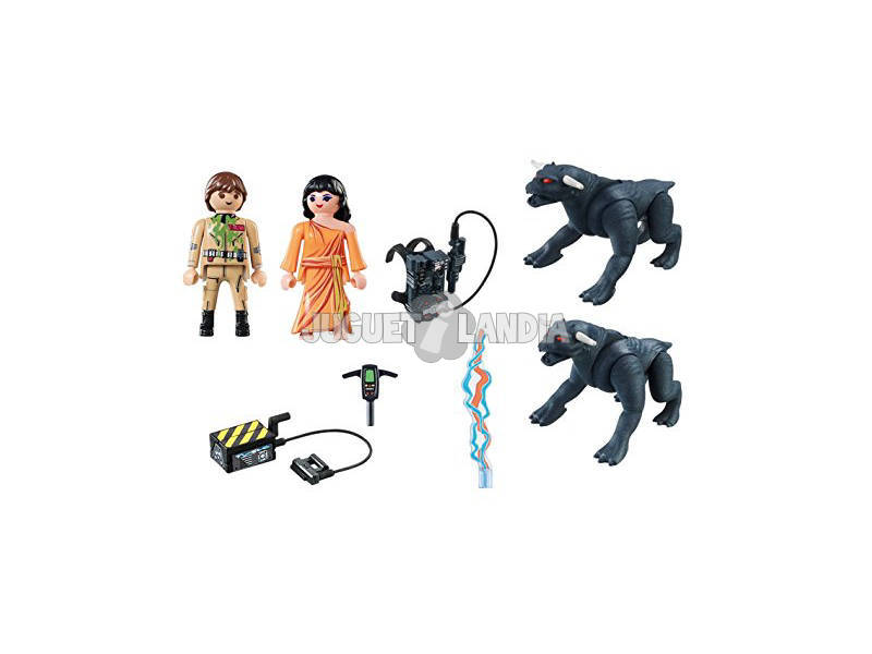 Playmobil Venkman, Dana y Perros de Gozer Ghostbusters 9223