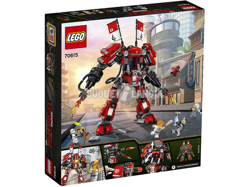 Robô de fogo Lego Ninjago 70615