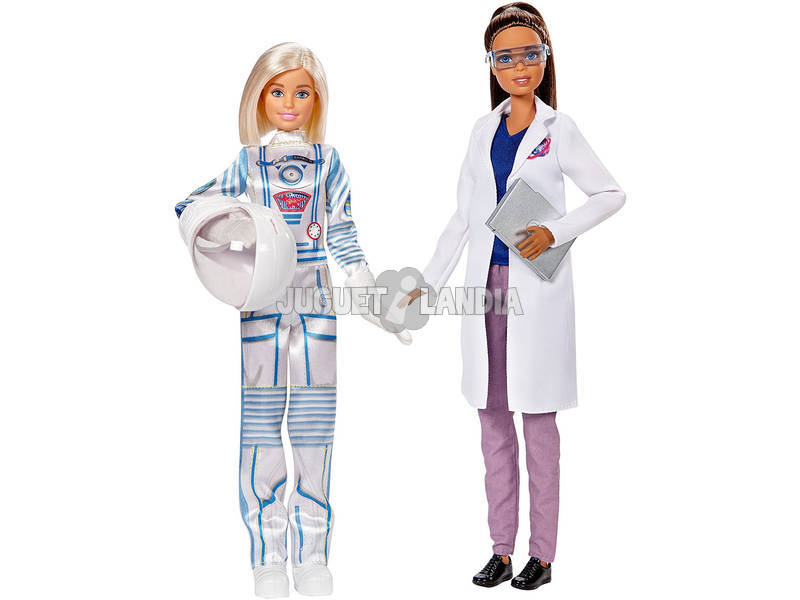 Barbie Eu Quero Ser Astronauta e Cientista Mattel FCP65