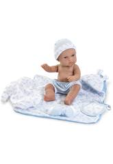 Poup�e Elegance 33 cm Naissance Trousseau Bleu