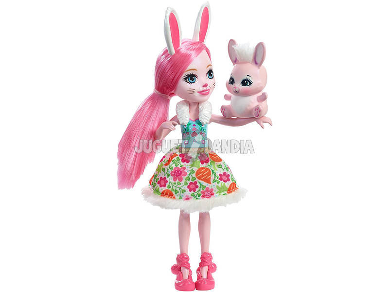 Bambola Enchantimals Bree Il Coniglio con Cucciolo Mattel
