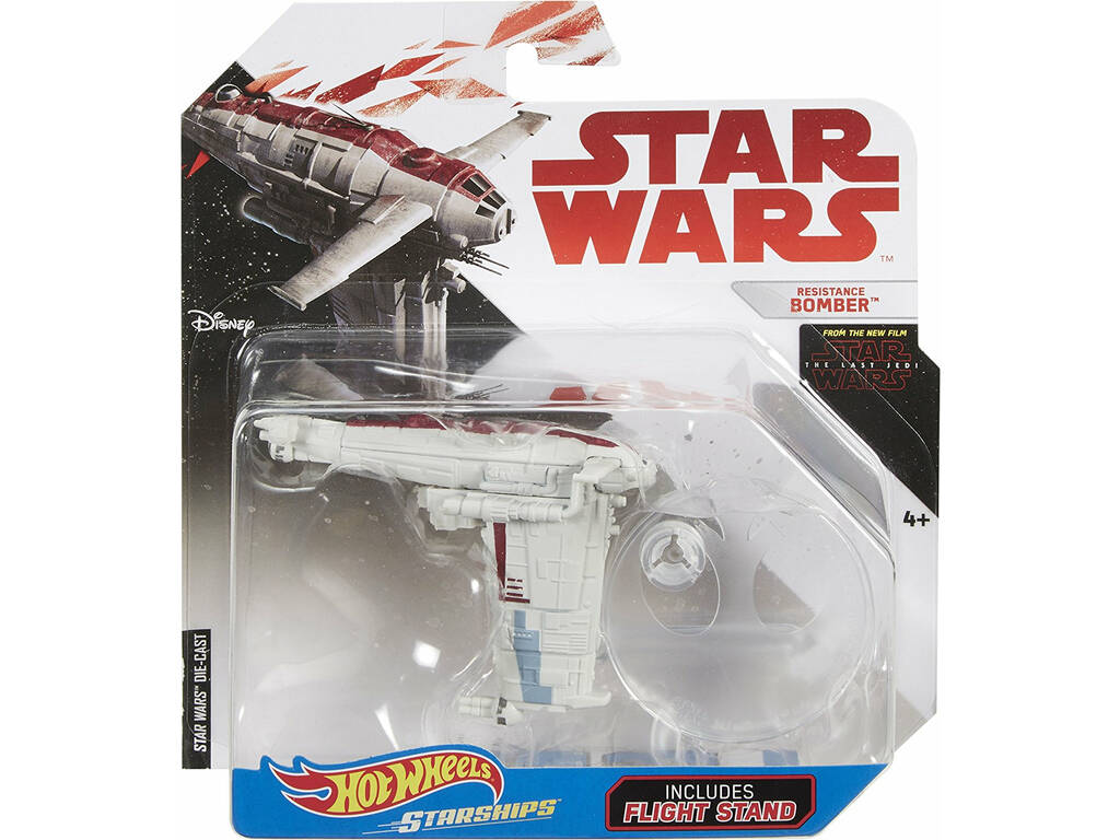 Star Wars E8 Nave Espacial Hot Wheels Mattel FBB03