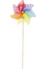 Molinillo de viento 42X109 cm. Multicolor