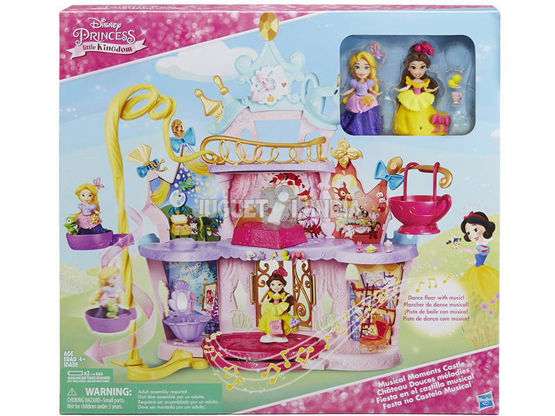 Castelo Musical Mini Princesas Disney Com Bonecas e acessórios Hasbro C0536