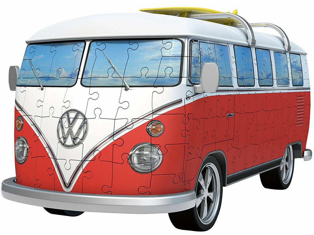 Puzzle 3D Bau Kleinbus Volkswagen 