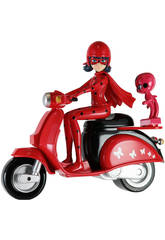 Joaninha Figura com Moto 14cm Bandai 39880