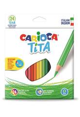 Bote 24 Couleurs Tita Maxi Hexagonal Carioca 42794