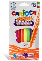 Marcador Neon 8 Unidades Carioca 42785