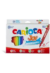Carioca 40615 Joy Confezione 24 Pennarelli