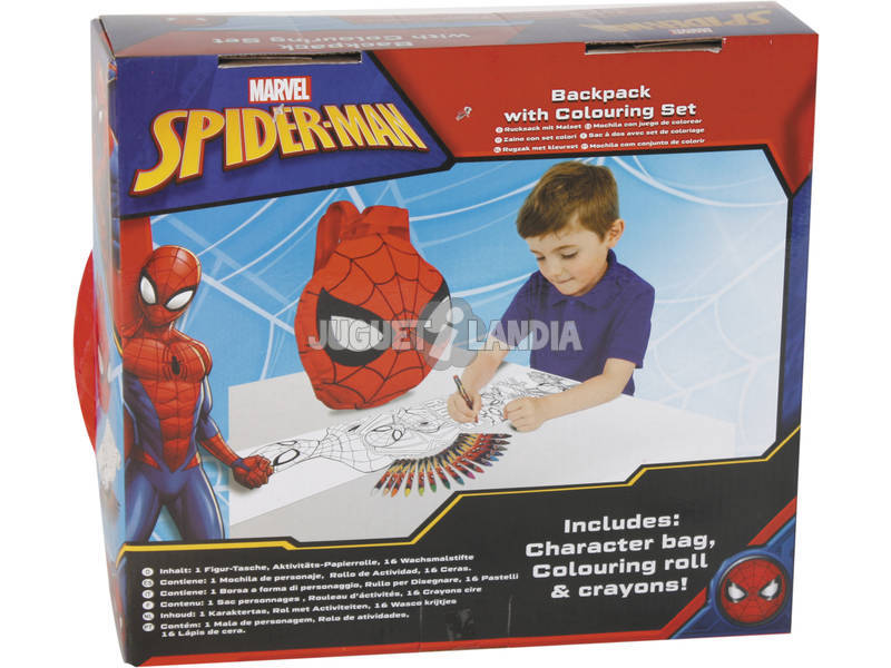 Spiderman Conjunto Escolar Activity Backpack