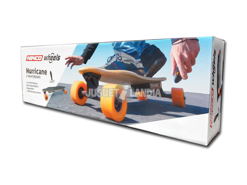 Funksteuerung E-Skate Board Hurricane 98x27.5x14cm Ninco NH33011