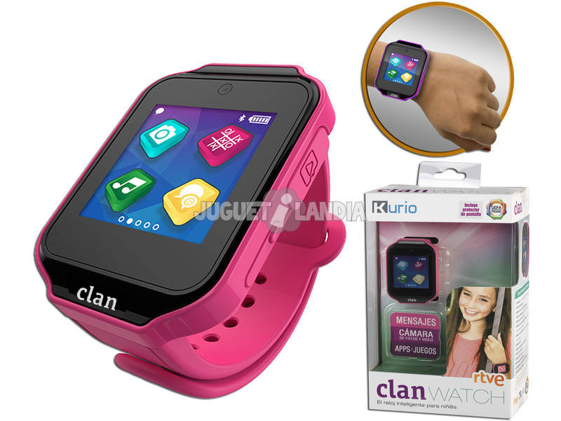 Relógio Smartwatch Clan Pink