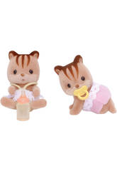 Sylvanian Families Jumeaux Ecureuils Roux Epoch Pour Imaginer 5081 