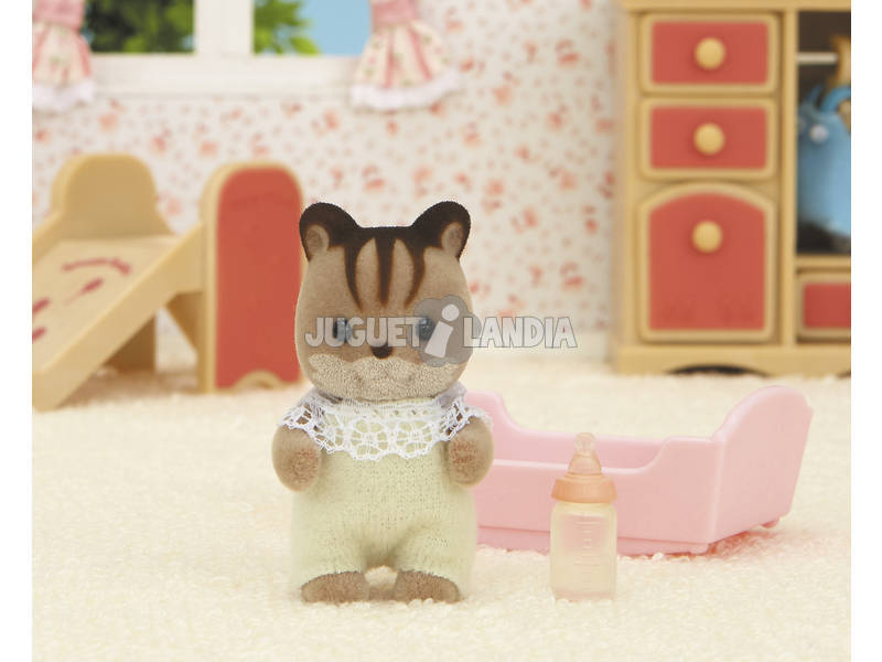 Mini-univers bébé écureuil roux 5065 SYLVANIAN FAMILIES : le jouet