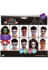 Kit de Maquillage Deluxe Halloween Jusqu'� 10 Visages Diff�rents