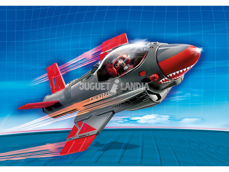 Playmobil Click y Go Shark Jet 
