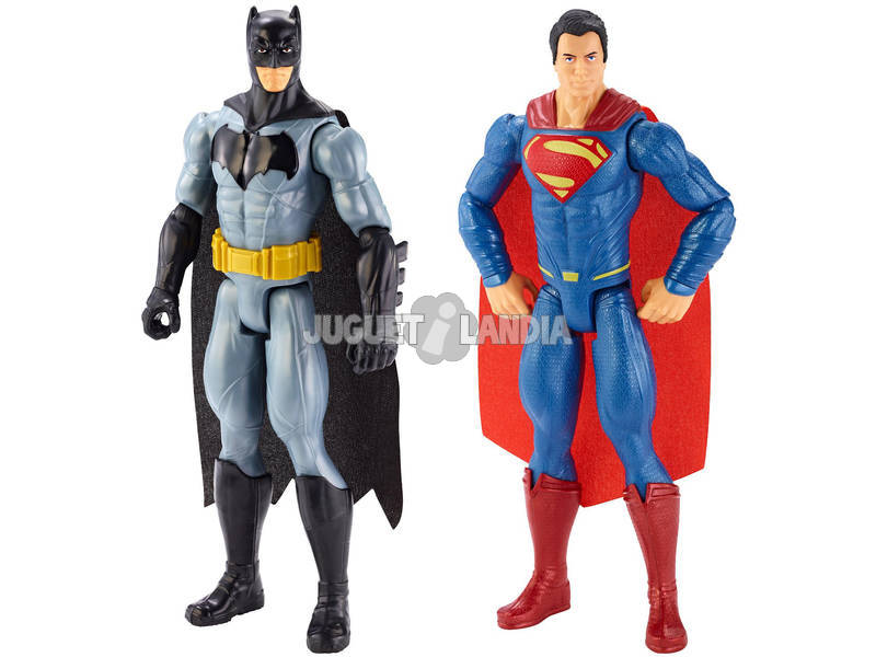 Batman vs Superman 30 cm Pack di 2 figure