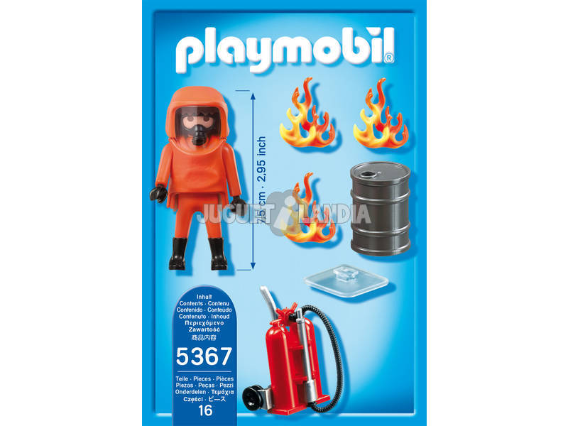 Playmobil Spécialiste en Extinction d'Incendies