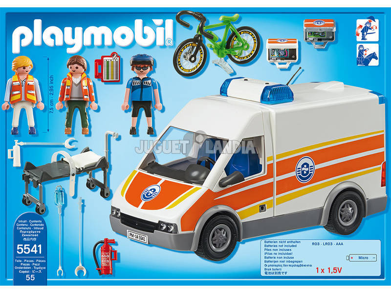 Playmobil Ambulancia con Sirena