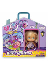 Barriguitas Casinha Porta barriguitas com Boneca 23x20x12cm Famosa 70012701