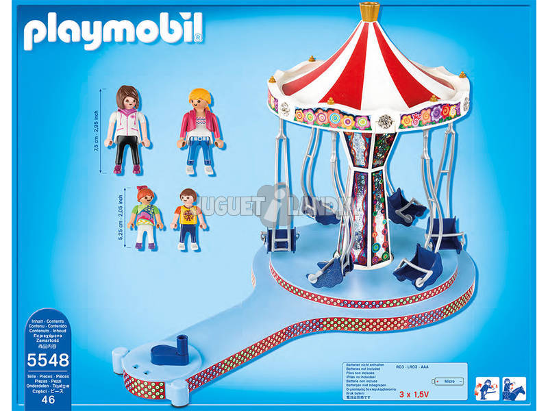 Playmobil Karussell mit Flying Swings 5548