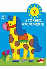 Libro ¡Yo Pego, Yo Coloreo! 4-5 Años Susaeta S3262