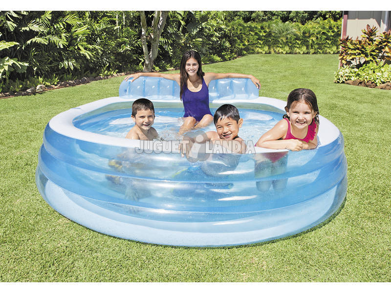 AufblasbaresSchwimmbad Family Lounge 224x216x76cm Intex 57190