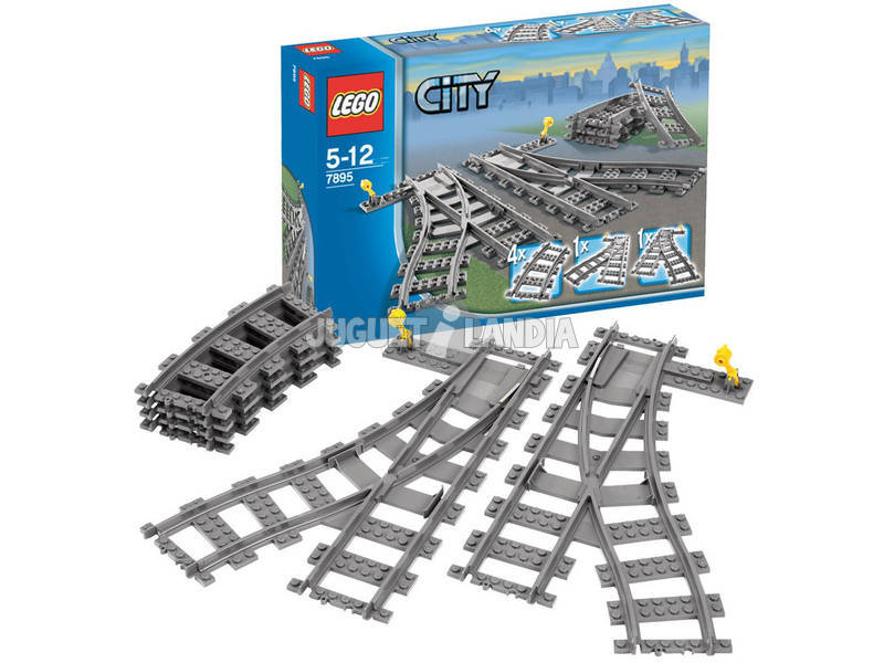 Lego City Trenes Cambios De Vías Radio Control 7895