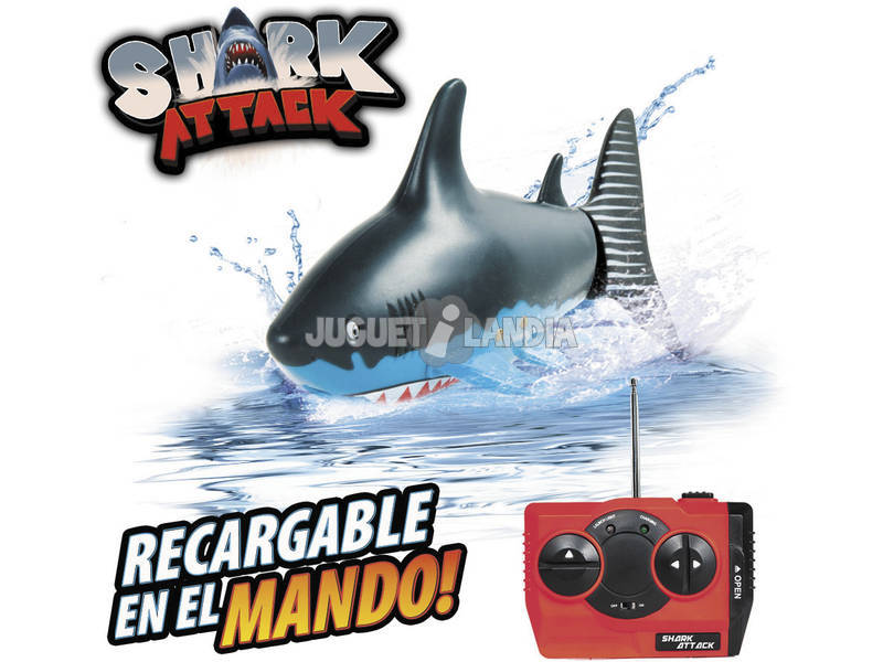 Rádio Controlo Shark Attack World Brands TR0017